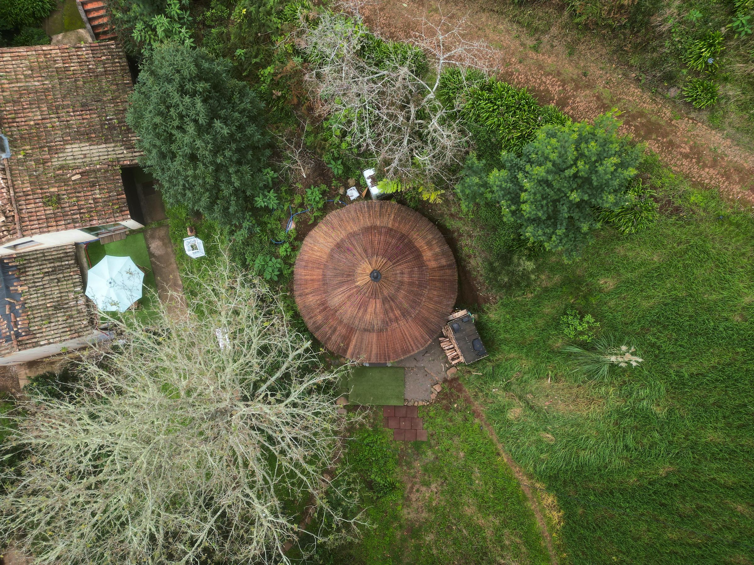 Spiral Steam — aerial view